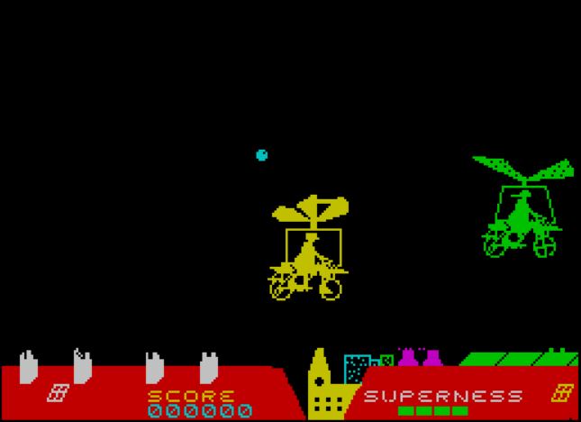 Super Gran - ZX Spectrum game screenshot (1985) by Tynesoft